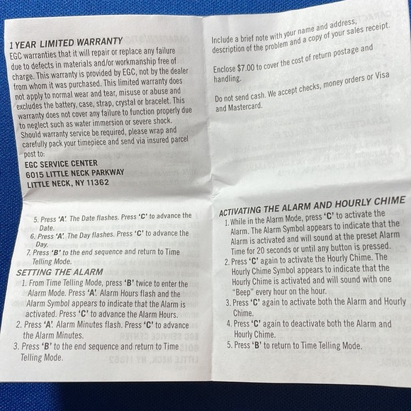 Mettalic split time  watch - Picture 3 of 4